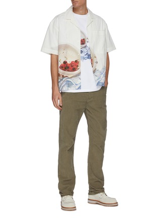 Figure View - Click To Enlarge - JACQUEMUS - 'Le t-shirt Cerises' Cherry Graphic Print Cotton T-shirt