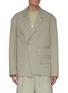 Main View - Click To Enlarge - JACQUEMUS - Asymmetric suit jacket