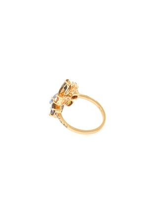 Detail View - Click To Enlarge - XIAO WANG - 'Galaxy' diamond sapphire ring