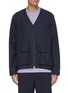 Main View - Click To Enlarge - NORSE PROJECTS - 'Otto' Flap Pocket V-neck Nylon Jacket
