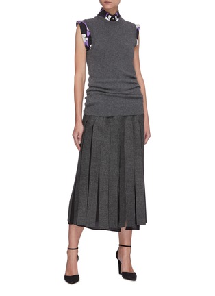 Figure View - Click To Enlarge - PRADA - Knitted Cashmere Tank Top