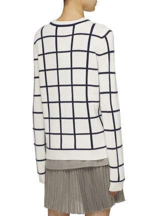 Back View - Click To Enlarge - GABRIELA HEARST - Derek' windowpane check sweater