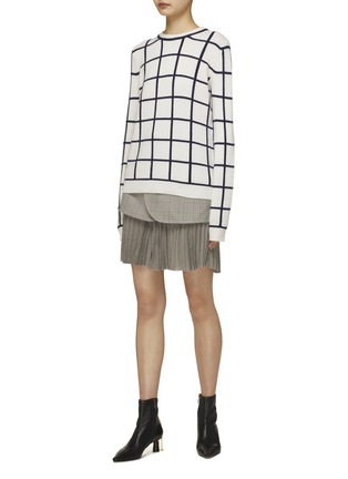 Figure View - Click To Enlarge - GABRIELA HEARST - Derek' windowpane check sweater