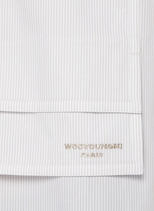  - WOOYOUNGMI - Double Chest Pocket Pinstripe Shirt