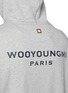  - WOOYOUNGMI - Back Logo Print Cotton Drawstring Hoodie