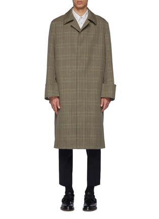 Main View - Click To Enlarge - WOOYOUNGMI - Tartan Plaid Oversized Coat
