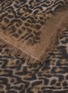 Detail View - Click To Enlarge - AMA PURE - Leopard Print Cashmere Poncho