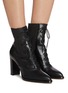 Figure View - Click To Enlarge - GIANVITO ROSSI - Laceup leather boots