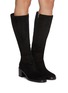 Figure View - Click To Enlarge - GIANVITO ROSSI - Suede tall boots