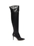 Main View - Click To Enlarge - GIANVITO ROSSI - Leather thigh high boots