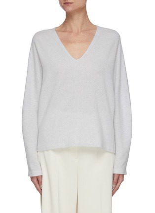 Main View - Click To Enlarge - VINCE - V-Neck Dolman Sleeve Cashmere Sweater