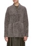 Main View - Click To Enlarge - VINCE - Belted Wrap Shearling Jacket