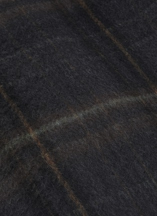  - VINCE - Belted Plaid Wool Blend Coat