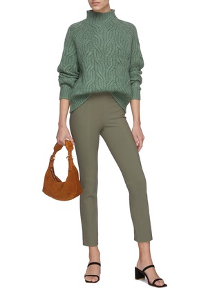 Figure View - Click To Enlarge - VINCE - Twist Chain Turtleneck Sweater