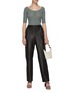 Figure View - Click To Enlarge - VINCE - Taper Leather Pants