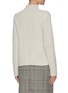 Back View - Click To Enlarge - VINCE - Texture Funnel Neck Wool Blend Sweater