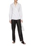Figure View - Click To Enlarge - VINCE - Convertible Point Collar Button Up Cotton Shirt