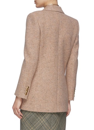 Back View - Click To Enlarge - SAINT LAURENT - Double Breast Wool Blazer