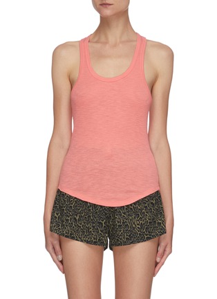 Main View - Click To Enlarge - THE UPSIDE - FRANKIE' Sleeveless T-bar Tank Top