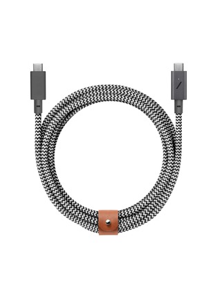 Main View - Click To Enlarge - NATIVE UNION - Belt USB-C to USB-C Cable Pro - Zebra 2.4m