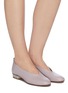 Figure View - Click To Enlarge - GRAY MATTERS - 'Mildred Piccola' leather ballerinas
