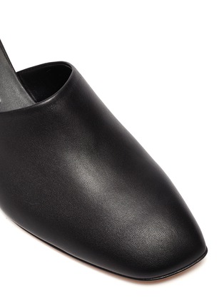 Detail View - Click To Enlarge - GRAY MATTERS - 'Gemma' sculptural heel mules