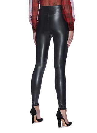 Back View - Click To Enlarge - SAINT LAURENT - Latex leggings