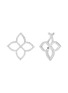 Main View - Click To Enlarge - ROBERTO COIN - 'Diamond Princess' diamond 18k white gold earrings