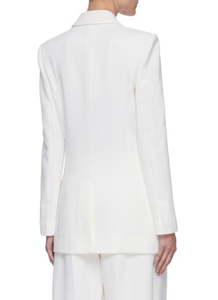 Back View - Click To Enlarge - ROLAND MOURET - 'Gilroy' Double-breast Wool Crepe Blazer
