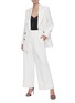 Figure View - Click To Enlarge - ROLAND MOURET - 'Gilroy' Double-breast Wool Crepe Blazer
