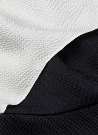Detail View - Click To Enlarge - ROLAND MOURET - Harlow' hammered silk one-shoulder dress
