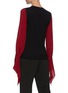Back View - Click To Enlarge - ROLAND MOURET - Moston' Contrast Panel Billow Sleeve Blouse