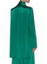Back View - Click To Enlarge - 16ARLINGTON - 'SEYMOUR' Exaggerated Point Collar Satin Shirt