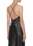 Back View - Click To Enlarge - 16ARLINGTON - Iris' leather slip top
