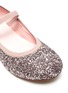 Detail View - Click To Enlarge - WINK - Soda Pop Toddlers/Kids Glittered Ballerina Flats