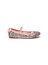 Main View - Click To Enlarge - WINK - Soda Pop Toddlers/Kids Glittered Ballerina Flats