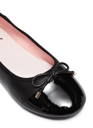 Detail View - Click To Enlarge - WINK - Soda Pop Toddlers/Kids Leather Ballerina Flats