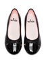 Figure View - Click To Enlarge - WINK - Soda Pop Toddlers/Kids Leather Ballerina Flats