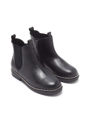 Figure View - Click To Enlarge - WINK - Pretzel Toddlers/Kids Studded Chelsea Boots