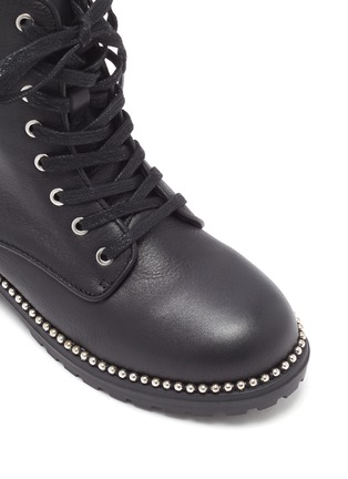 Detail View - Click To Enlarge - WINK - Bon Bon Toddlers/Kids Studded Leather Combat Boots