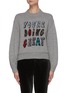 Main View - Click To Enlarge - ALICE & OLIVIA - DENVER' Sequin Embellished Slogan Sweater