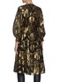 Back View - Click To Enlarge - ALICE & OLIVIA - Layla' metallic tiered midi dress