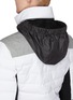 Detail View - Click To Enlarge - ERIN SNOW - 'Sari' Cinched Waist Wool Contrast Panel Puffer Ski Jacket