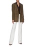 Figure View - Click To Enlarge - BLAZÉ MILANO - 'Everynight' Double Breast Check Cotton Blend Blazer