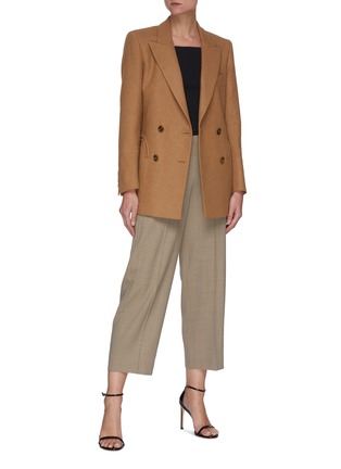 Figure View - Click To Enlarge - BLAZÉ MILANO - 'Cholita Everyday' Double Breast Wool Blend Blazer