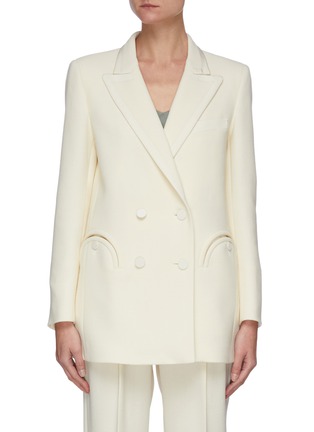 Main View - Click To Enlarge - BLAZÉ MILANO - 'Resolute Everyday' Double Breast Wool Blazer