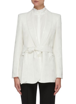 Main View - Click To Enlarge - BLAZÉ MILANO - Merry Dancer' double breast belted blazer