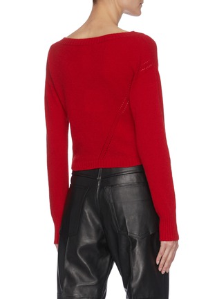 Back View - Click To Enlarge - PHILOSOPHY DI LORENZO SERAFINI - V-neck cashmere sweater