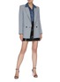 Figure View - Click To Enlarge - PHILOSOPHY DI LORENZO SERAFINI - Ruffle detail chambray shirt