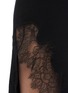 Detail View - Click To Enlarge - PHILOSOPHY DI LORENZO SERAFINI - Lace trim side slit midi dress